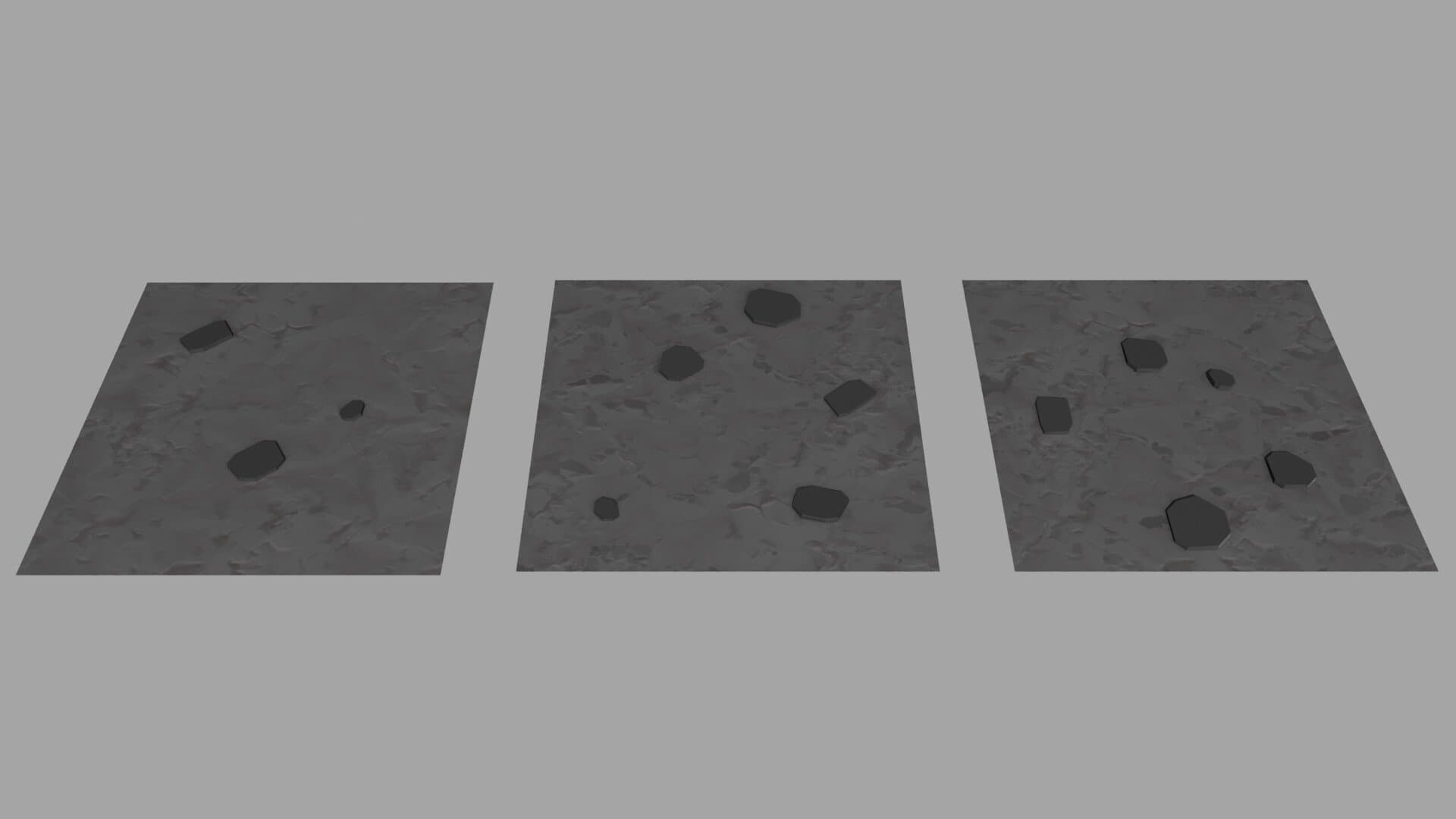 Close-up showing stylized texturing and lighting setup.