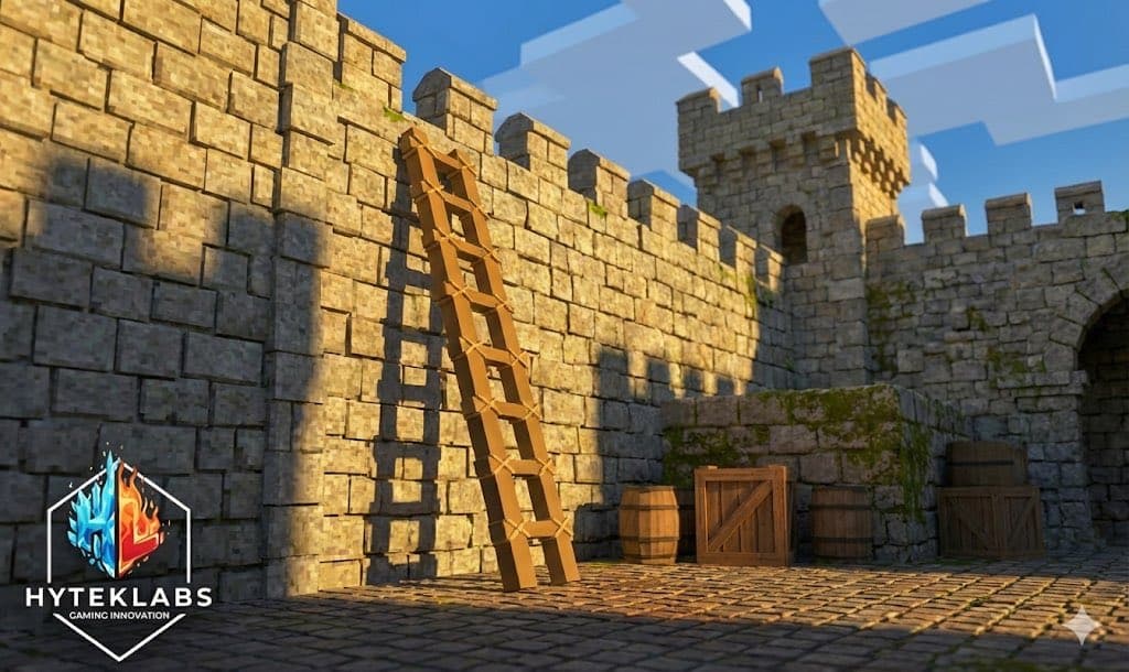 Siege Ladder — designed for wall breaching, built to scale with the rest of the collection.